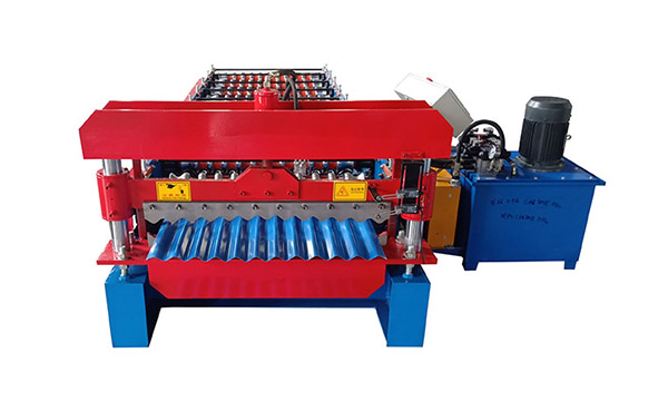 Single Layer Corrugated Steel Panel Roll Forming Machine