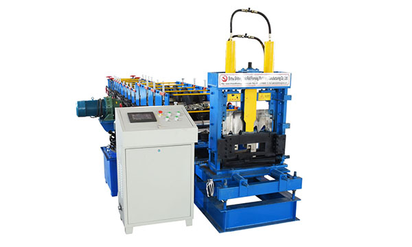 C80-300mm purlin roll forming machine with punching holes