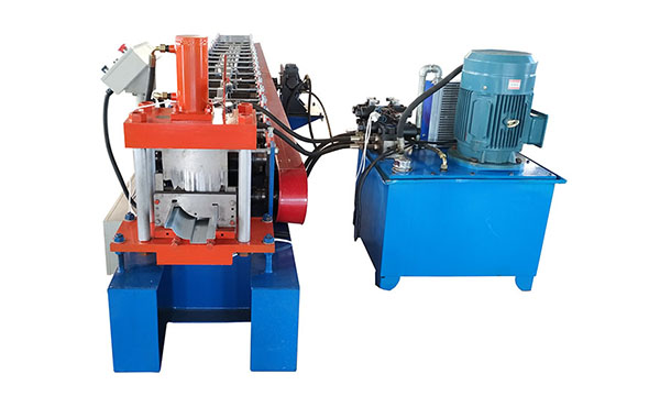 Galvanized steel door frame roll forming machine