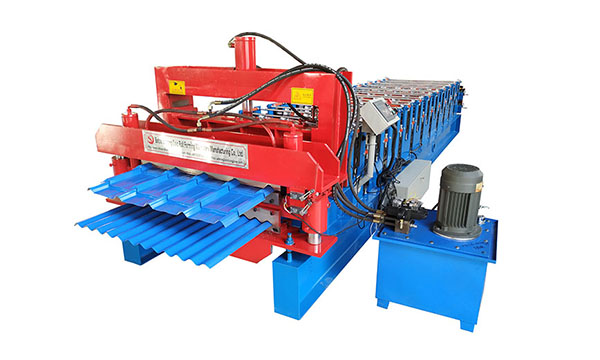 Glazed Tile Roofing Sheet Ibr Panel Cold Roll Forming Machine