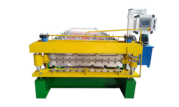 Color Steel Deck Roof Sheet Making Double Layer Roll Forming Machine For Ppgl