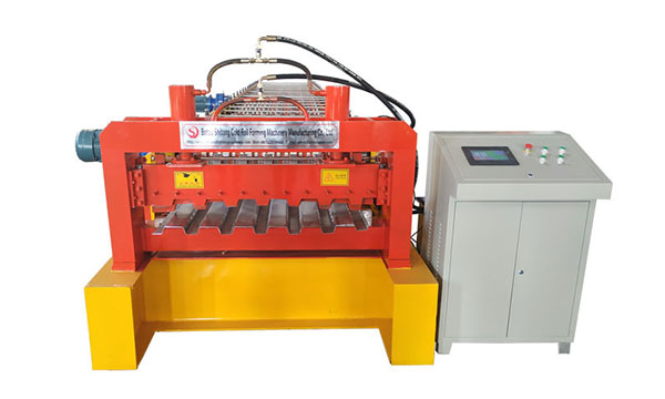 Floor Decking Plate Steel Sheet Roll Forming Machines Manufacture